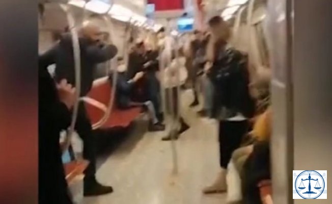 Metroda kadına şiddete tutuklama kararı: Savcı ve hakime büyük destek!